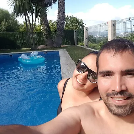 Doble En Chalet Con Piscina Homestay Pontevedra